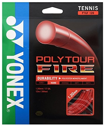 YONEX Poly Tour Fire 12m, Farbe:rot, Durchmesser:1.25 von YONEX