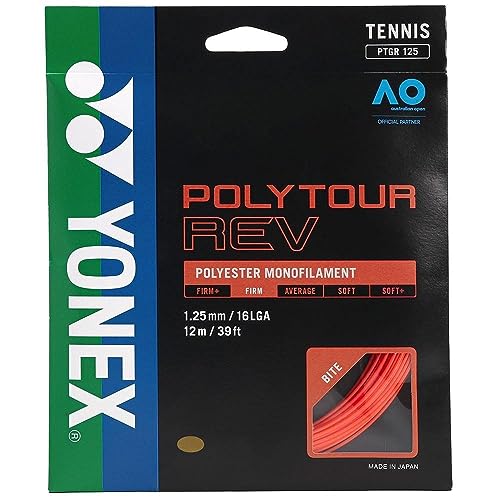 YONEX Poly Tour REV Einzelset 12 m, Farbe:Orange, Durchmesser:1.25 YONEX Poly Tour REV Einzelset 12 m, Farbe:Orange, Durchmesser:1.25 von YONEX
