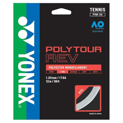 Yonex Poly Tour Rev 12M Set White Tennis Saitenset 12m Monofil Weiß 1,20 Yonex Poly Tour Rev 12M Set White Tennis Saitenset 12m Monofil Weiß 1,20 von YONEX