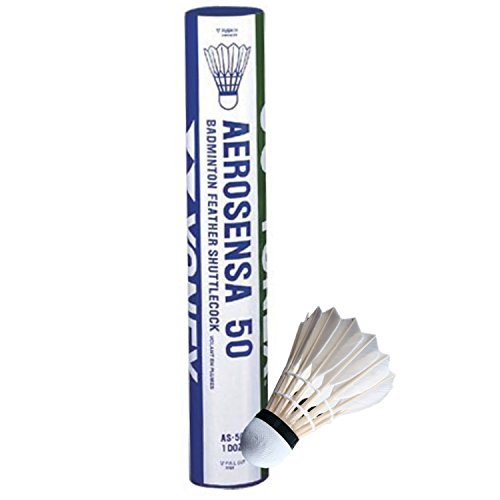 YONEX Shuttlecock AeroSensa-50 Gänsefedern, 1 Dutzend 77-Slow-Green YONEX Shuttlecock AeroSensa-50 Gänsefedern, 1 Dutzend 77-Slow-Green von YONEX