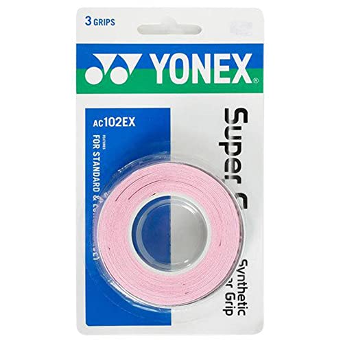 YONEX Super GRAP Schläger-Übergriff, French Pink, 3er-Pack von YONEX