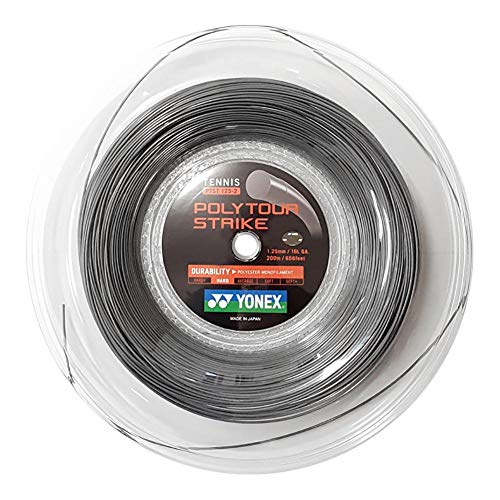 YONEX Unisex – Erwachsene Poly Tour Strike Saitenrolle 200m - Dunkelgrau Tennis Saite, dunkelgrau, TU EU YONEX Unisex – Erwachsene Poly Tour Strike Saitenrolle 200m - Dunkelgrau Tennis Saite, dunkelgrau, TU EU von YONEX