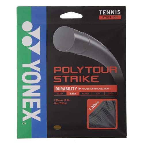 Yonex Unisex – Erwachsene Poly Tour Strike Saitenset 12m-Schwarz Tennis-Saite Yonex Unisex – Erwachsene Poly Tour Strike Saitenset 12m-Schwarz Tennis-Saite von YONEX