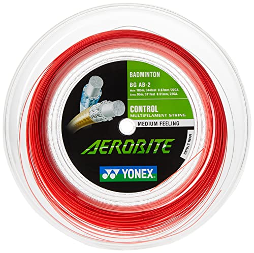 Yonex Aerobite 200M red and White Badminton String Yonex Aerobite 200M red and White Badminton String von YONEX