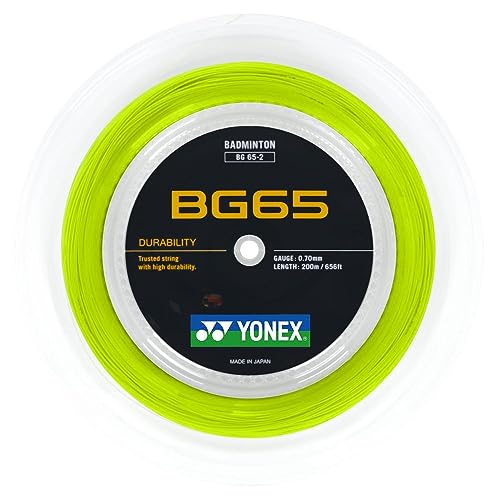 YONEX Gelb BG 65 200M, one Size YONEX Gelb BG 65 200M, one Size von YONEX