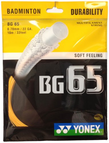 Yonex BG-65 Orange Badminton String Yonex BG-65 Orange Badminton String von YONEX