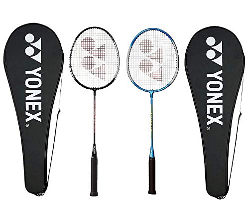 Yonex GR 303F Badminton-Schläger, Aluminiumbesaitet, Schwarz / Blau Yonex GR 303F Badminton-Schläger, Aluminiumbesaitet, Schwarz / Blau von YONEX