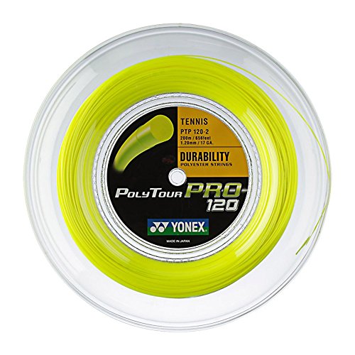 Yonex Saitenrolle Poly Tour Pro, Gelb, 200 m, 0195220121200006 Yonex Saitenrolle Poly Tour Pro, Gelb, 200 m, 0195220121200006 von YONEX