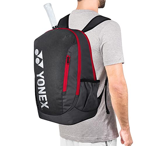 Yonex Team Backpack S Badminton Squash Tennis Grey/Red Yonex Team Backpack S Badminton Squash Tennis Grey/Red von YONEX