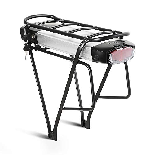 YOSE POWER Pedelec Akku 36V14.5Ah E-Bike Batterie 250W/350W/500W mit Gepäckträger für 26"-28" Scheibenbremse V-Brake Hinterrad Bike Mifa,Aldi,Rex YOSE POWER Pedelec Akku 36V14.5Ah E-Bike Batterie 250W/350W/500W mit Gepäckträger für 26"-28" Scheibenbremse V-Brake Hinterrad Bike Mifa,Aldi,Rex von YOSE POWER
