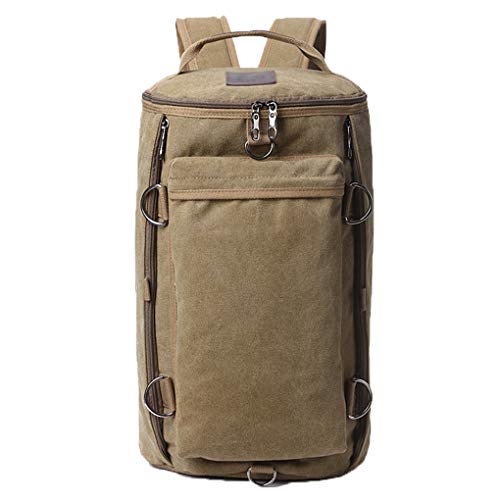 Unisex Große Kapazität Reiserucksack Wasserdichter Rucksack für Städtetrips, Schule, Wandern, und Camping, Trekkingrucksack Khaki Unisex Große Kapazität Reiserucksack Wasserdichter Rucksack für Städtetrips, Schule, Wandern, und Camping, Trekkingrucksack Khaki von YOUCAI
