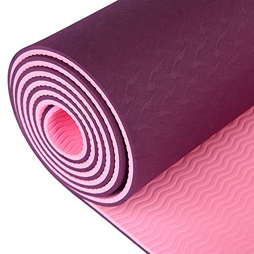 YOUCAI Yogamatte rutschfest für Fitness Pilates & Gymnastik, Yogamatte aus hochwertigen TPE -Maße 183cm Länge 61cm Breite Ziluolan 1830 * 610 * 6mm YOUCAI Yogamatte rutschfest für Fitness Pilates & Gymnastik, Yogamatte aus hochwertigen TPE -Maße 183cm Länge 61cm Breite Ziluolan 1830 * 610 * 6mm von YOUCAI