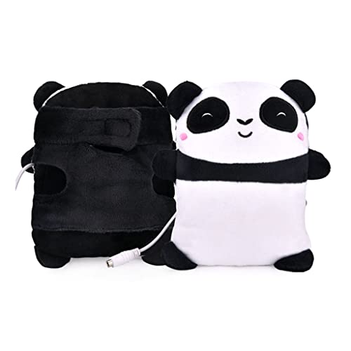Cartoon Panda USB Elektrische Beheizte Handschuhe Tier Fingerlose Winter Laptop Heizung Plüsch Fäustlinge von YOUNAFEN