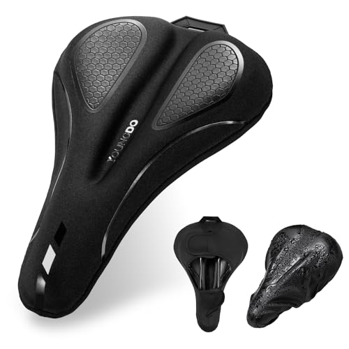 YOUNGDO Fahrradsattel Überzug, Ergonomischer Gel Sattelbezug, Fahrradsitz Polsterung, Weich und Bequem, mit Regenschutz, für Damen & Herren YOUNGDO Fahrradsattel Überzug, Ergonomischer Gel Sattelbezug, Fahrradsitz Polsterung, Weich und Bequem, mit Regenschutz, für Damen & Herren von YOUNGDO