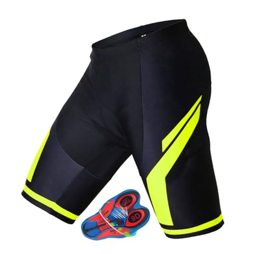 YOUUPOC Fahrradhose,Fahrradhose Herren Herren Radhose Sommer Radlerhose 9D Gepolsterte Shorts Fahrradhose Fahrradhose Mountainbike Atmungsaktive Shorts(2,M) von YOUUPOC