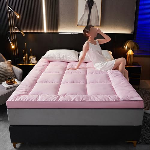 YOYOBABY 001,180 * 200cm, Japanese Futon Mattress Zusammenklappbare Roll Up Mattress Tatami Matttress rutschfest Breathable Matratze Tragbar Einzel Doppel Matratze Hotel Schlafsaal Matratze von YOYOBABY