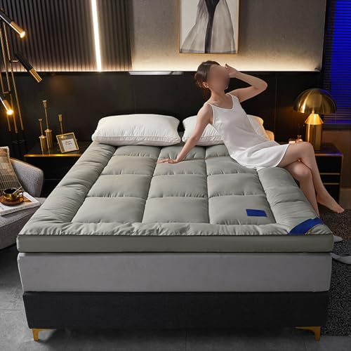 YOYOBABY 004,150 * 200cm, Japanese Futon Mattress Zusammenklappbare Roll Up Mattress Tatami Matttress rutschfest Breathable Matratze Tragbar Einzel Doppel Matratze Hotel Schlafsaal Matratze von YOYOBABY