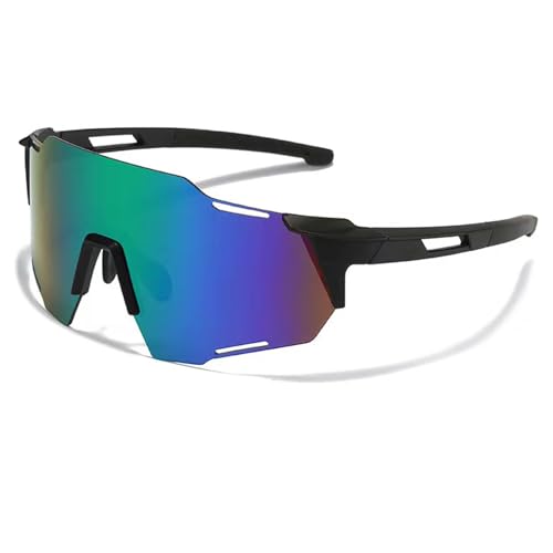 YQBFTC Sport Sonnenbrille Herren und Damen,Fahrradbrille,Schnelle Brille Sonnenbrille,Radbrille Radsportbrillen,Winddicht UV400 Schutzbrille für Outdooraktivitäten Wie Radfahren Laufen Klettern Ski(E) YQBFTC Sport Sonnenbrille Herren und Damen,Fahrradbrille,Schnelle Brille Sonnenbrille,Radbrille Radsportbrillen,Winddicht UV400 Schutzbrille für Outdooraktivitäten Wie Radfahren Laufen Klettern Ski(E) von YQBFTC