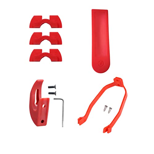 YQQXCY 6-teiliges Roller-Ersatzteilzubehör,Einschließlich LED Anzeige Wasserdichter Silikonabdeckung,Kotflügelhalterung,Vorderer Haken,Gummi Vibrationsdämpfer-Set,für Xiaomi m365 Pro Scoote Zubehör YQQXCY 6-teiliges Roller-Ersatzteilzubehör,Einschließlich LED Anzeige Wasserdichter Silikonabdeckung,Kotflügelhalterung,Vorderer Haken,Gummi Vibrationsdämpfer-Set,für Xiaomi m365 Pro Scoote Zubehör von YQQXCY