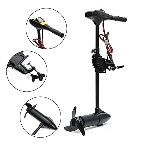 YQVEOT Außenbordmotor für Boote 50. LBS 12 V. Elektrischer Trolling-Motor-Außenborder-Motor for aufblasbare Bootsanbieter Kanu-Beiboot für Outdoor-Erkundungen von YQVEOT