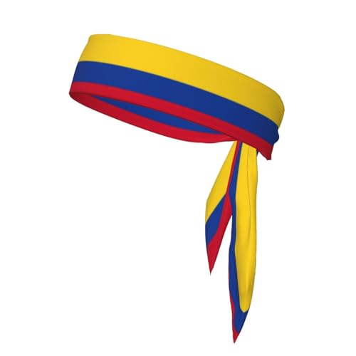 YQxwJL Kopfband mit Flagge von Kolumbien, für Männer und Frauen, verstellbare Bandana-Schweißbänder, Haarbänder für Sport YQxwJL Kopfband mit Flagge von Kolumbien, für Männer und Frauen, verstellbare Bandana-Schweißbänder, Haarbänder für Sport von YQxwJL