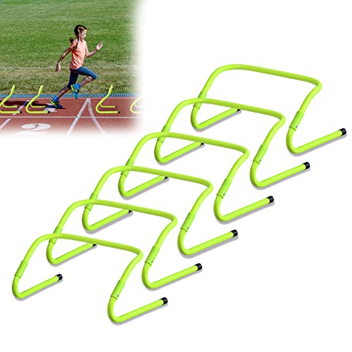 YRHome 6-TLG Speed/Agility Training Hürden Trainingshürden Koordinationshürden höhenverstellbar 30 cm Hürdenset für Koordinationstraining Beweglichkeits Schnelligkeits Multi-Sport Trainingshilfe YRHome 6-TLG Speed/Agility Training Hürden Trainingshürden Koordinationshürden höhenverstellbar 30 cm Hürdenset für Koordinationstraining Beweglichkeits Schnelligkeits Multi-Sport Trainingshilfe von YRHome