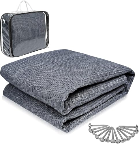 YRHome Vorzeltteppich Zeltteppich 2 x 2 m Zeltunterlage Outdoor Camping Vorzelt Campingteppich Campingmatte Vorzeltboden aus HDPE Zeltboden Soft für Zelt Wohnmobil mit Tragetasche,13 Heringe YRHome Vorzeltteppich Zeltteppich 2 x 2 m Zeltunterlage Outdoor Camping Vorzelt Campingteppich Campingmatte Vorzeltboden aus HDPE Zeltboden Soft für Zelt Wohnmobil mit Tragetasche,13 Heringe von YRHome
