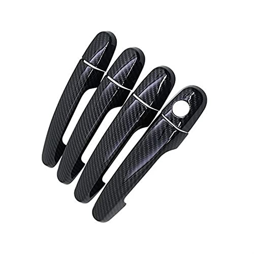 Schwarze Farbe Türgriffe Abdeckung Trim Set für Toyota für Aygo MK2 2015-2019 Auto Zubehör Cap Styling von YRSMFDC