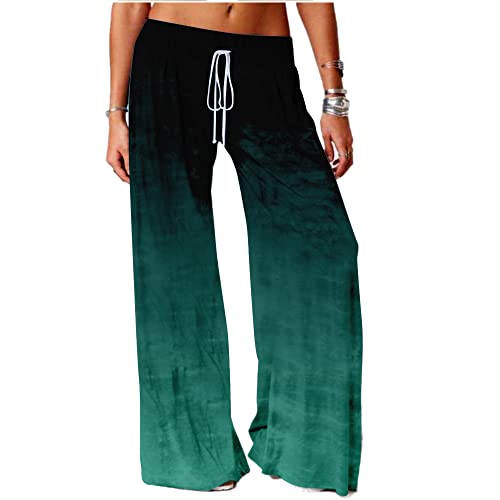 YSGE Pyjamahose Damen,Weiche, Bequeme Damen-Pyjamahose, Lässig, Übergröße, Malachitgrün, Farbverlauf, Frühling, Lockere Schlafhose, Stretch-Kordelzug, Weites Bein, Yogahose, Lounge, Heimkleidung, 5XL YSGE Pyjamahose Damen,Weiche, Bequeme Damen-Pyjamahose, Lässig, Übergröße, Malachitgrün, Farbverlauf, Frühling, Lockere Schlafhose, Stretch-Kordelzug, Weites Bein, Yogahose, Lounge, Heimkleidung, 5XL von YSGE