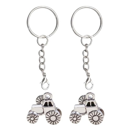 2 Traktor-Anhänger, 2 Schlüsselanhänger-Ketten, Kreative Metallanhänger, Herren-Schlüsselanhänger, Anhänger-Schlüsselanhänger, Interessante Kleine Geschenke 2 Traktor-Anhänger, 2 Schlüsselanhänger-Ketten, Kreative Metallanhänger, Herren-Schlüsselanhänger, Anhänger-Schlüsselanhänger, Interessante Kleine Geschenke von YSJCHEBS