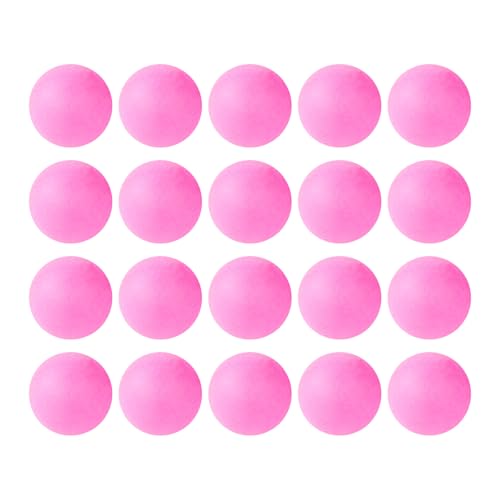 YSJCHEBS 20 Stück Rosa Tischtennisbälle, 40 Mm Kunststoff-Tischtennisbälle, Einfarbige Tischtennisbälle, Kein Logo-Tischtennisbälle, Tischtennis-Training, Anfänger-Trainingsbälle YSJCHEBS 20 Stück Rosa Tischtennisbälle, 40 Mm Kunststoff-Tischtennisbälle, Einfarbige Tischtennisbälle, Kein Logo-Tischtennisbälle, Tischtennis-Training, Anfänger-Trainingsbälle von YSJCHEBS