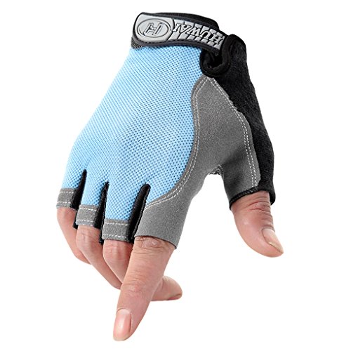 YSXY Unisex Fingerlose Handschuhe Sport Halbfinger Handschuhe Fäustlinge Fahrradhandschuhe,atmungsaktiv,Anti-rutsch für Angeln, Radfahren, Jagd, Reiten, Motorrad und Fitness für Herren Damen von YSXY