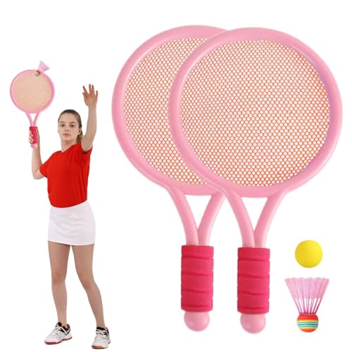 Kinder-Badminton-Schläger,Badminton-Sets für Kinder | Professionelle Badminton-Schläger für Kinder,Interaktive Spiel-Badminton-Ausrüstung für Anfänger Kinder Mädchen von YTGOCN