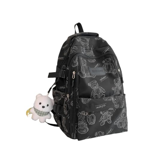 YTGYSHE Schulrucksack Rucksack Für Mädchen Leichtes Kapazität Schoolbag Casual Rucksack Für Mädchen Mit Großer Kapazität-Nr. 4 von YTGYSHE