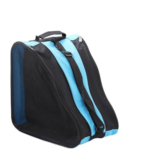 YUANGANG Premium Inline Rollschuh Tasche Schlittschuhe Tragetasche für Größe 44 Rollschuhe und Ausrüstung (Blau) von YUANGANG