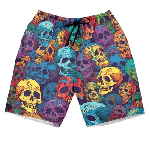 YUECIBAI Shorts Kurze Herren Hose Totenkopf Kurze Hosen Für Männer Kleidung Hip Hop Strands Horts Goth Boy Tops M 20333 YUECIBAI Shorts Kurze Herren Hose Totenkopf Kurze Hosen Für Männer Kleidung Hip Hop Strands Horts Goth Boy Tops M 20333 von YUECIBAI