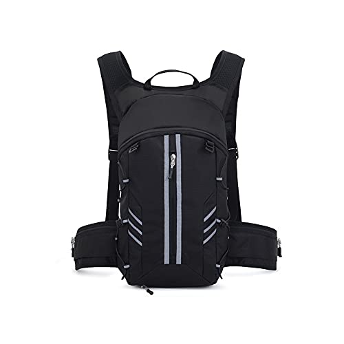 Rucksack Wasserspeicher, Outdoor Wasserbeutel, Bike Backpacks Outdoor Cycling Bag Waterproof Ultra Light Mountain Bike Backpack Reflective Nylon Sport Hiking Camping Hydration Bicycle Bag(Grey) von YUEKOPOU