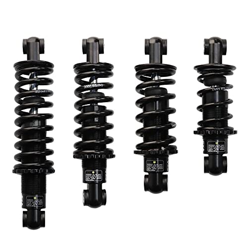 YUEKOPOU Fahrrad-Stoßdämpfer,Absorber, 1 Pcs 165mm/190mm Bicycle Rear Suspension Shock Absorber for Mountain Bike/Scooters(24x24x190l 450lbs) von YUEKOPOU