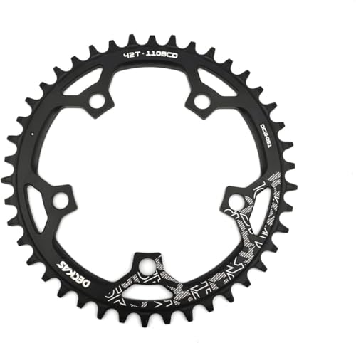 YUEKOPOU Kettenblatt,Aluminum Alloy Chain, Chainring, BCDRoad Bike Narrow Wide Chainring Bike Chainwheel Chainrings for Bikes(50t) von YUEKOPOU