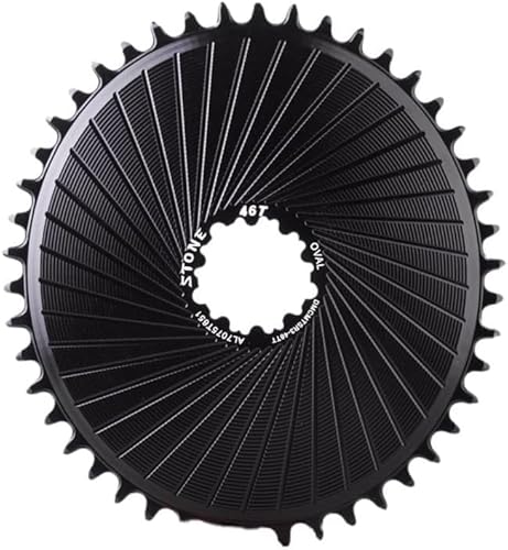 YUEKOPOU Kettenblatt,Aluminum Alloy Chain, Chainring, Road BikeDirect Mount Chainring Chainwheel Chainrings for Bikes(Oval 54t) von YUEKOPOU