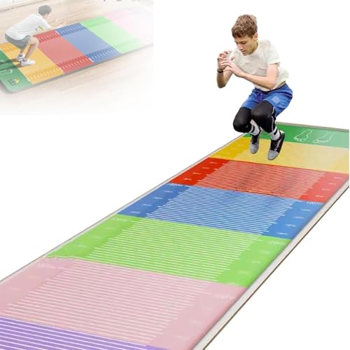 YUEKOPOU Multifunktionale Übungsmatten, 7mm Thick Soft Jump Exercise Mat for Jump Rope/Workout, Jumping Practice Test Device(Kids) von YUEKOPOU