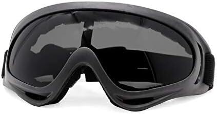 YUEKOPOU Retro-Brille, Motocross-Brille, Brille Outdoor Sports Ski Bike Motobike Moto Windschutzscheibe Brillen Outdoor Goggles Sonnenbrille(Svart) von YUEKOPOU