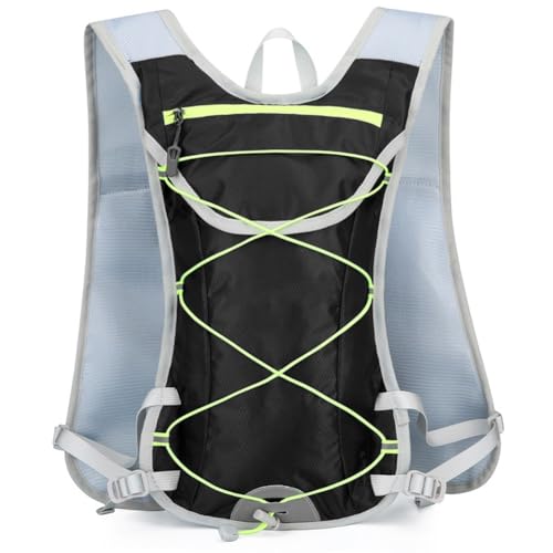 YUEKOPOU Rucksack Wasserspeicher, Outdoor Wasserbeutel, Trail Running Gear,Lightweight Hydration Backpack,Velcro Design, Shoulder Strap Reflective Strip, von YUEKOPOU