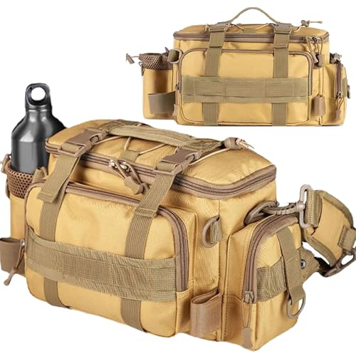 YUEMING Angelgerätetasche, Karpfentasche für Angler Angeltasche Umhängetasche Tragbarer Groß Rucksack Angelbeutel,Aufbewahrungstasche für Outdoor-Angelausrüstung von YUEMING