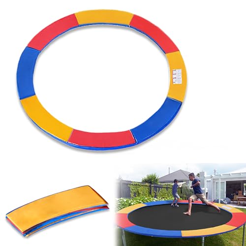 YUENFONG Ø305 Trampolin Randabdeckung Federabdeckung Randschutz aus PVC PE 30cm breit, UV-beständig Reißfest- Bunt von YUENFONG