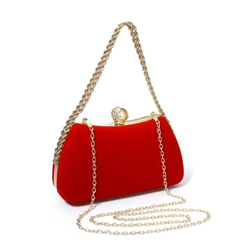 YUEZHAN Abendtasche Damen Clutch Damen Wildleder Abend Tasche Strass Abend Clutch Kristall Clutch Geldbörse Hochzeit Elegante Handtaschen Geldbörse Braut Tasche Rot YUEZHAN Abendtasche Damen Clutch Damen Wildleder Abend Tasche Strass Abend Clutch Kristall Clutch Geldbörse Hochzeit Elegante Handtaschen Geldbörse Braut Tasche Rot von YUEZHAN