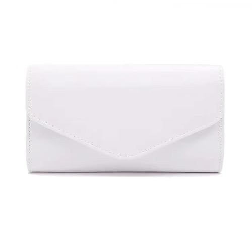 YUEZHAN Abendtasche Damen Clutch Lack Leder Umschlag Clutch Geldbörse Glänzende Süßigkeiten Farbe Abdeckung Tag Clutches Abend Tasche Für Frauen Schulter Handtaschen Weiß YUEZHAN Abendtasche Damen Clutch Lack Leder Umschlag Clutch Geldbörse Glänzende Süßigkeiten Farbe Abdeckung Tag Clutches Abend Tasche Für Frauen Schulter Handtaschen Weiß von YUEZHAN