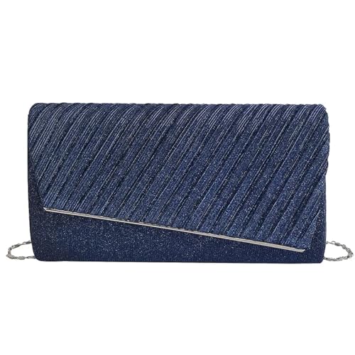 YUEZHAN Abendtasche Damen Clutch Pailletten Umschlag Clutch Abend Handtaschen Für Damen Kette Cross Body Taschen Mode Hochzeit Party Schulter Messenger Taschen Blau YUEZHAN Abendtasche Damen Clutch Pailletten Umschlag Clutch Abend Handtaschen Für Damen Kette Cross Body Taschen Mode Hochzeit Party Schulter Messenger Taschen Blau von YUEZHAN