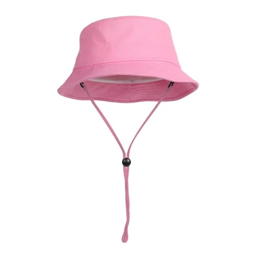 YUEZHAN Bucket Hat Hut Damen Herren Damen Große Größe Eimer Hüte Frauen Reine Baumwolle Sonnen Kappe Herren Hut Männer Plus Größe Fischer Hüte 64Cm Rosa von YUEZHAN