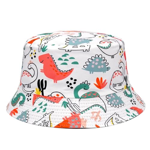 YUEZHAN Bucket Hat Hut Damen Herren Hut Umkehrbare Eimer Hüte Männer Cartoon Print Hip Hop Kappen Frauen Angeln Fischer Hut 56-58Cm 17 von YUEZHAN